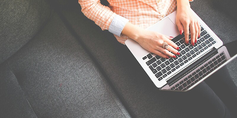 Person on laptop